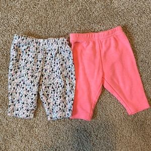 Bundle of 2 pairs of baby girls pants